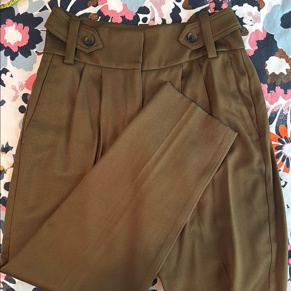 Reiss Olive Green Trousers
